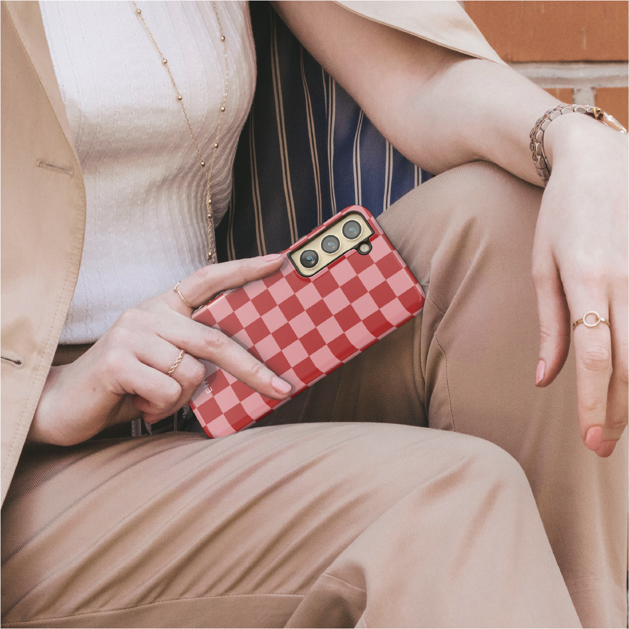 Red Checkered