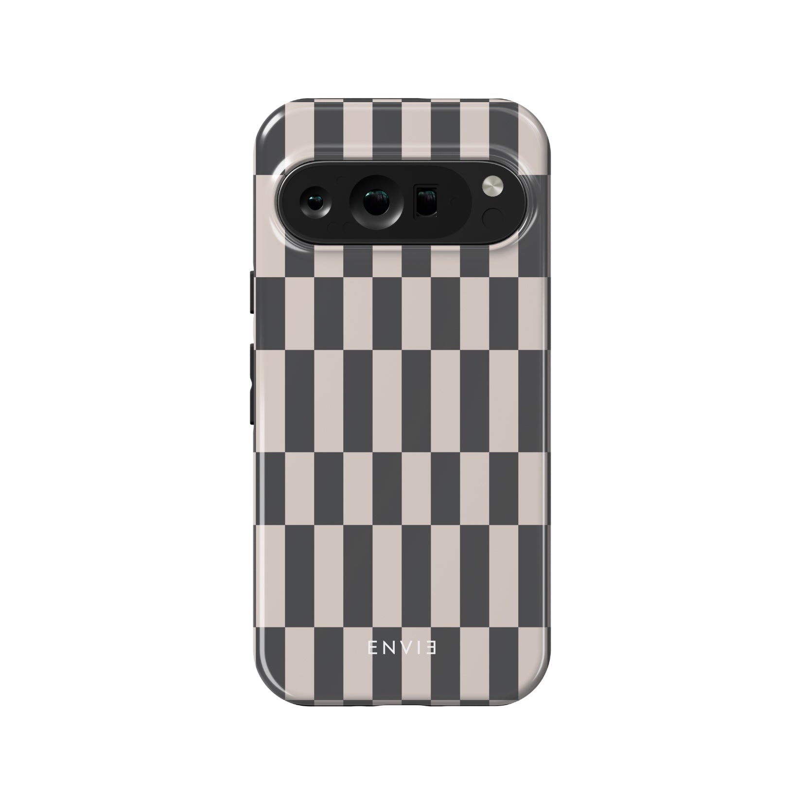 Black Long Checkered