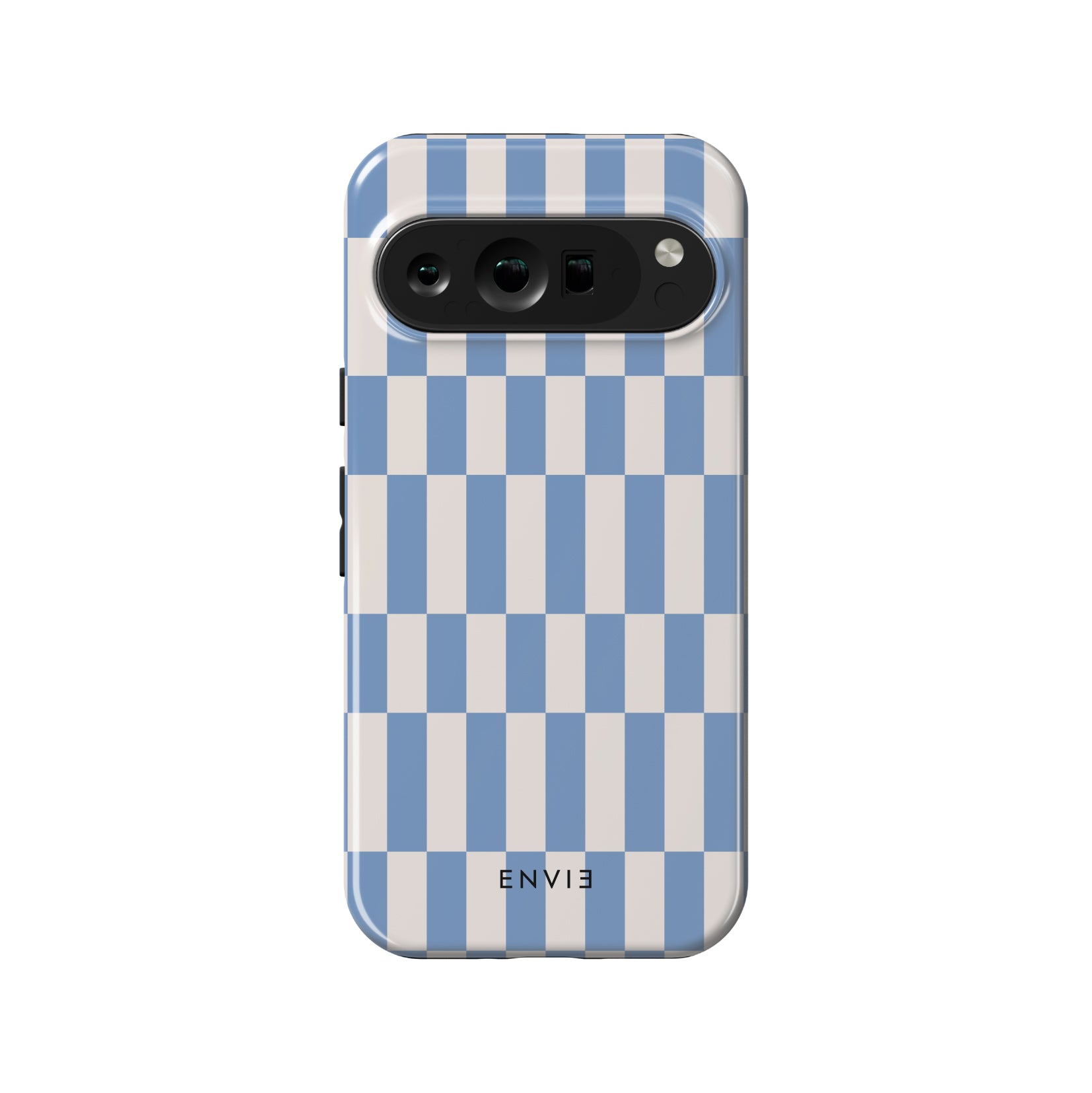 Blue Long Checkered